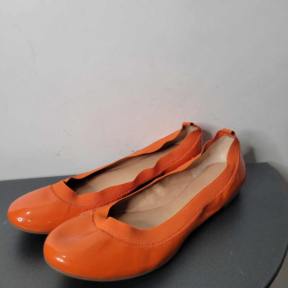 Banana Republic Patent Leather Travel Flats Size 11